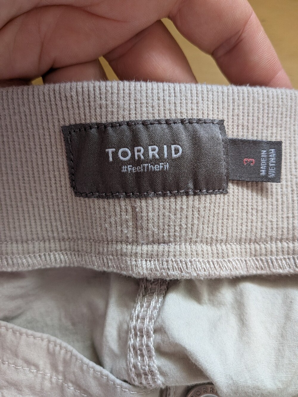 TORRID Maxi Poplin Cargo Skirt Beige Color Size 3 = 3X 22-24 Midi Lenght - Picture 9 of 13